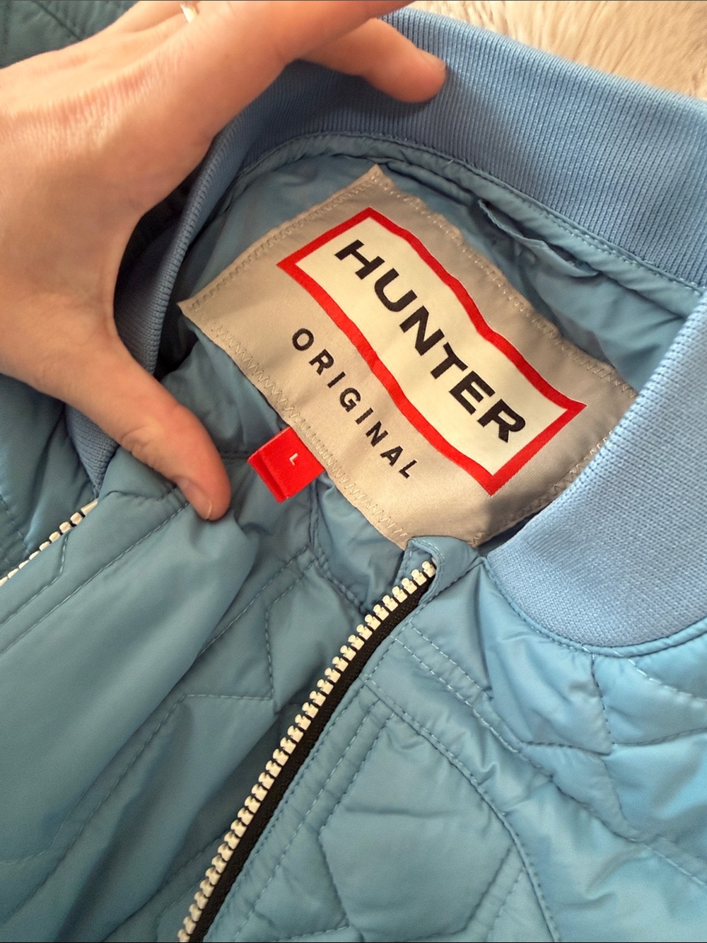 Hunter Blue Quilted Sleeveless Vest - Picture 3 of 5